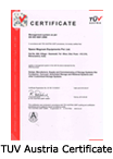 Space magnum : TUV Austria Certificate